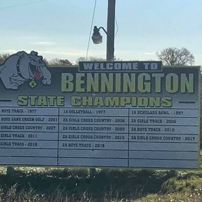 Bennington state champ sign 2018 $7K