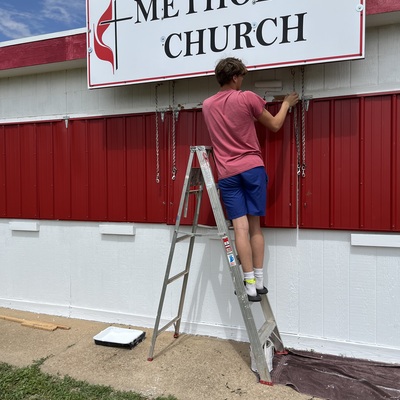 Refreshing the Fair Stand sign